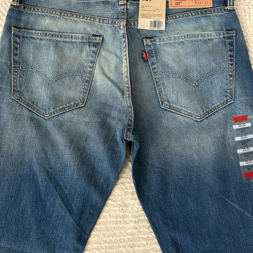 Levi's 527 Men’s Slim Fit Bootcut Leg‎ Jeans Denim Pants  Sz W33 L32